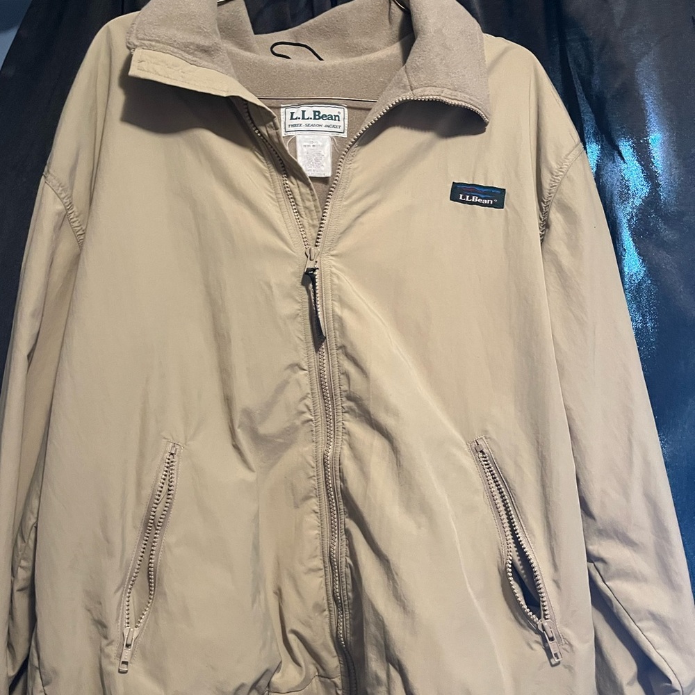 Vintage LL Bean beige jacket